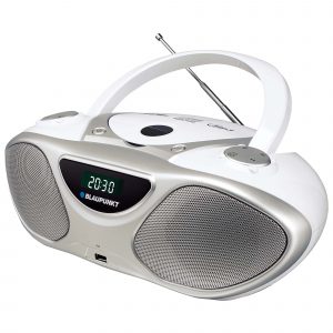 BLAUPUNKT BB14WH Boombox Hordozható FM Rádió CD USB MP3
